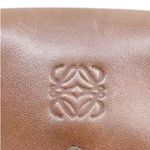 Loewe Vintage  Brown and Green Leather Single Flap Crossbody Shoulder Bag Photo 9