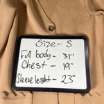 Kate Spade New York Tan Knit Cardigan Sweater Scalloped Pockets Button Front "S" Photo 10