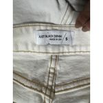 Just Black Denim  White High Rise Shorts Size Small Photo 2