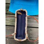 sanoma jeans co vintage basket purse handbag Blue Photo 3