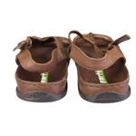 Earth Kalso T Strap Leather Sandals Women's Size 6.5 Brown Studded Comfort Shoes Photo 4