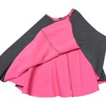 Rainbow Sandals Y2K Rainbow Brand Gray A-Line Circle Skirt – Pink Waistband, 50s Doo Wop Style Photo 6