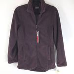 32 Degrees Heat  Womens Jacket Fleece Faux Fur Lined Full Zip Pockets Purple S Photo 0