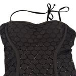 Robin Piccone Robin Piconne Black Eyelet Swimsuit Size 6 Photo 0