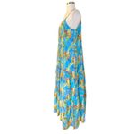 Roberta Roller Rabbit ROLLER RABBIT Dakota Maxi Dress Floral Caprice Blue Sleeveless Cotton Small NWT Photo 6
