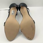 AQUA  pearl ankle strap black high heel stiletto women’s Size 8.5M- Bloomingdales Photo 8