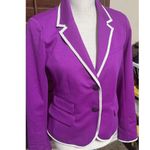 Gap  Academy Blazer Jacket womens sz 4 Fuschia Pink Preppy Academia Photo 2