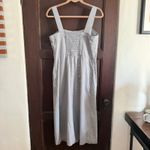 Everlane The Cotton Weave Picnic Tank Dress Striped Blue White | Size 10 Photo 4