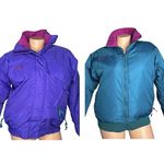 Columbia Vtg 90s Whirlibird Womens 3 in 1 Interchange Ski Coat Jacket Purple M Photo 1