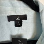 Jason Wu  NWT Linen Blend Dip Dye Button Down Long Sleeve N38 Photo 2