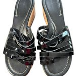 Donald J. Pliner Sheena Black Strappy Wedge Sandal Sz 8.5 Photo 1