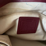 Coach Vintage Soho Signature Carryall Tan and Patent Cherry Red Purse Bag 🍒 Photo 8