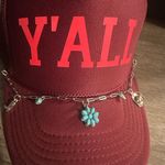 OTTO Burgundy Trucker Hat with western charms Red Photo 12