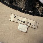 Forever 21 Y2K  Empire Waist Tie Back Lace Blouse Photo 3