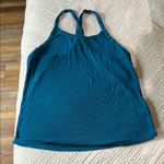 Zyia Teal Racerback Tank Top Photo 0