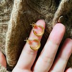 so cute!13mm C hoop/extra Thick Gold Layer Photo 5