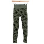 Muscle Nation  Green Camo Seamless Leggings Sz S Photo 4