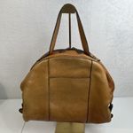 Patricia Nash  Ravi Satchel Bag Slouchy Distressed Brown Leather Chapel Large Photo 5