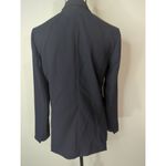 Theory  Navy Single‎ Breasted One Button Blazer Corpcore Office Corporate Size 4 Photo 3