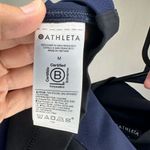 Athleta  Top VENICE SWEATSHIRT Size M Relaxed Cropped Funnel Neck Photo 4