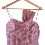 Mac Duggal IEENA for Sequined Faux Bow Column Gown Pink Sequin Size 6 NEW Photo 8