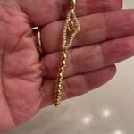 Elegant Gold Beaded Bracelet State of Israel David’s star 24k covered Photo 0