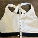 Nike  Dri Fit Strappy White & Black Sports Bra with Adjustable Straps Medium Photo 7