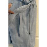 Calvin Klein NWOT Moto Wrap Dress Women's 8 Blue Sheath Career Office Party Work Photo 5