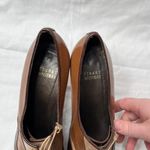 Stuart Weitzman Vintage Womens Leather Lace-Up Heeled Oxford Shoes 8.5 Photo 8