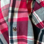 The North Face  Pink Plaid Button Up Long Sleeve Shirt Sz Large Photo 6