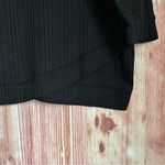 Simply Vera, Vera Wang Simply Vera Vera Wang 3/4 Sleeve Black Tulip Petal Hem Lightweight Sweater Photo 6