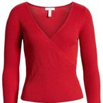 Leith Ribbed Wrap Sweater NWOT Photo 13