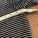 Lilla P black striped cowl neck pouch front sweater small Photo 8