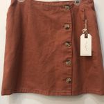 Blu Pepper NWT Day to Day Rust skirt sz Large Photo 3