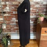 Elementz  Black Short Sleeve V Neck Black Dress Size M Photo 2