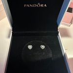 Pandora Elevated Heart Earrings Photo 0