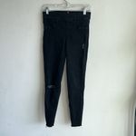 Spanx Distressed Black Jeans Sz Small Photo 2