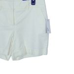 Apt. 9  Mid-Rise White Chino Shorts NWT Size 10 — Rolled Cuffs, 5" Inseam Photo 3