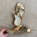 Matisse Rose Gold Beaded Metallic Sandals Women Shoes Size 7.5 Photo 5