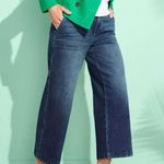 Talbots Crop Wide Leg Jeans - Cora Wash Size 2P Photo 1