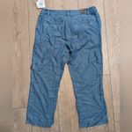 Charter Club 🆕  Womens 10 Chambray‎ Crop Pants Jeans Tencel Cargo Capri NWT Photo 2