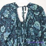 Free People New!  Dance ‘Til Dawn Green Black Floral‎ Romper, size S Photo 9