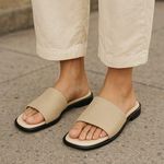 Mootsies Tootsies NWOT ~ Beige Slides Summer Sandals ~ Women's Size 9 M Photo 0