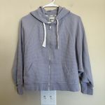 Madewell MWL Textured Waffle Cocoon Hoodie Sweatshirt Small Lavendar NE834 Photo 0