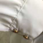 Forever 21 F21 Silky Gold Button Deep V neck top Photo 5