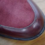 Bally Ladies' Cordovan Colored Leather Flats 8.5M Red Size 8.5 Photo 5
