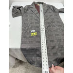 MELLODAY Womans Open Front Knee Length Light Weight Coat Medium Plaid Photo 6