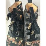 Alegria  Eliza Regal Copper Black Metallic Floral Ankle Boots Women's Size 36 Photo 5