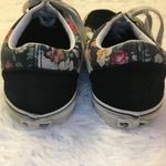 Vans  Old Skool Black White Floral Lace Up Unisex Sneakers Men’s 7, Women’s 8.5 Photo 6