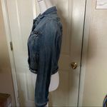 American Eagle  Distress Denim Jean Jacket Photo 4